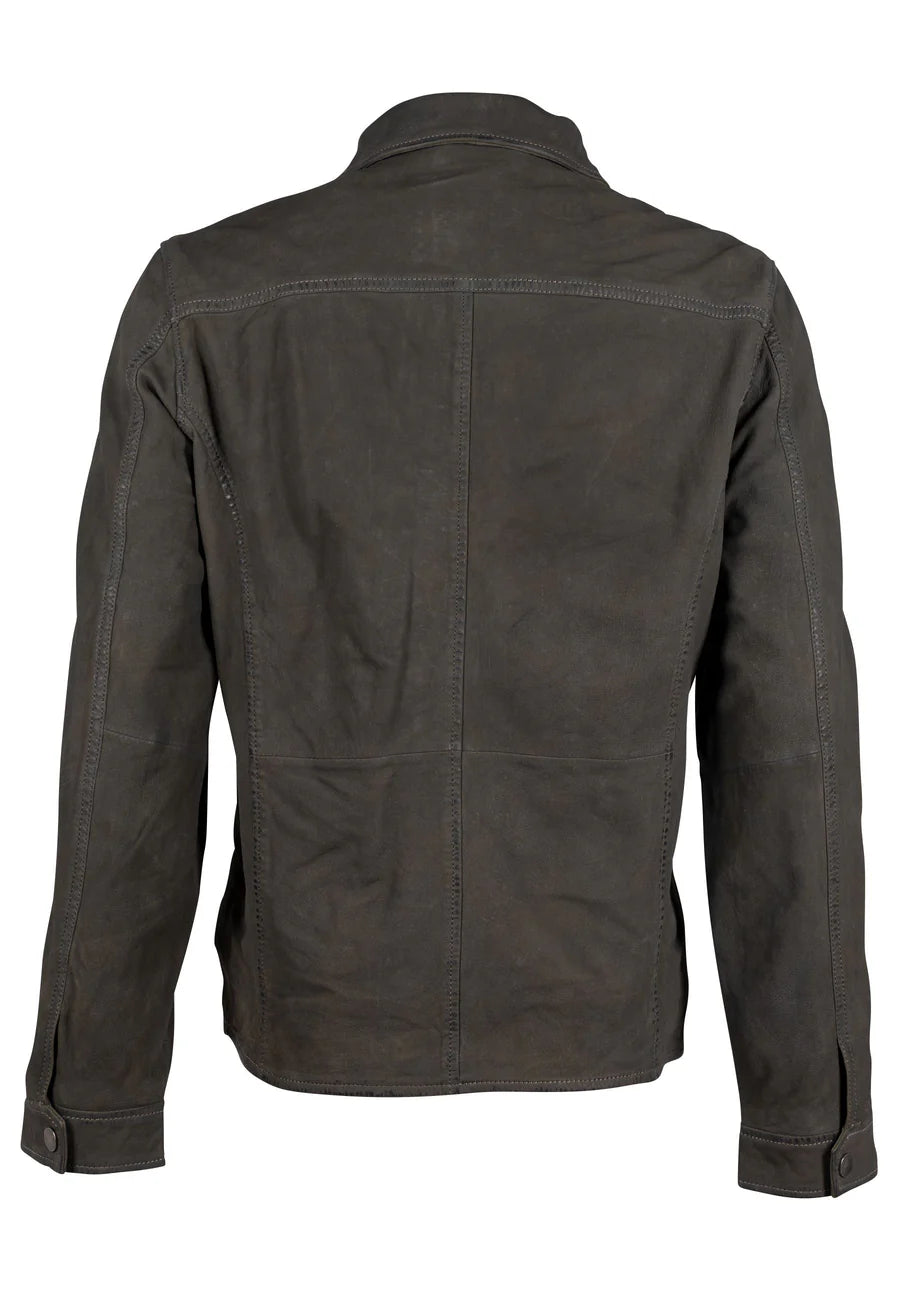 Sedro UF Khaki Leather Jacket