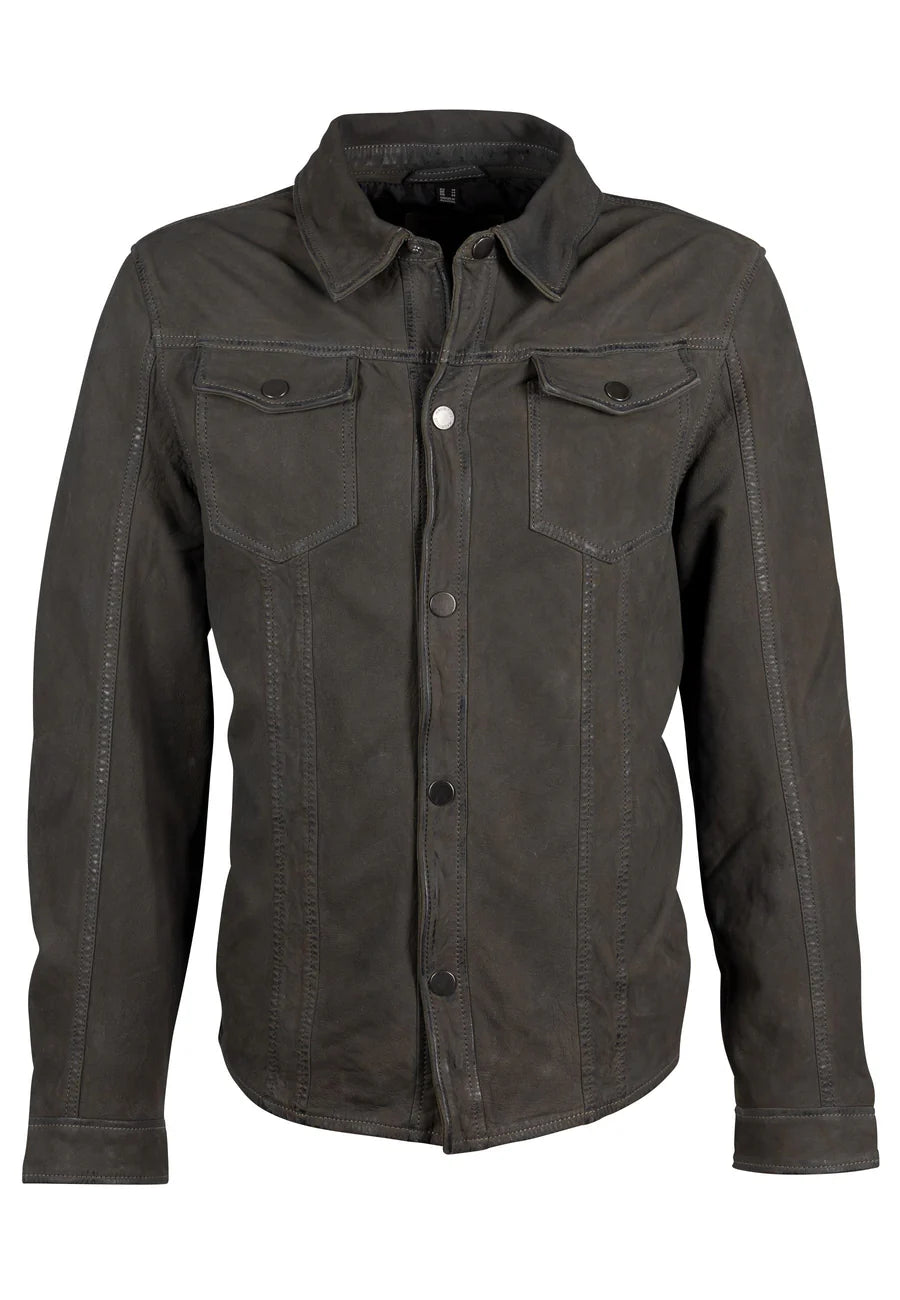 Sedro UF Khaki Leather Jacket