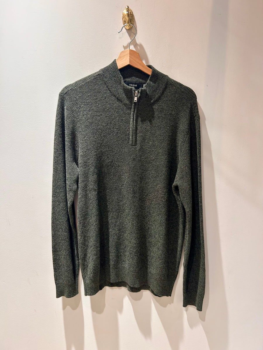 77MSR312S Zip Mock Sweater
