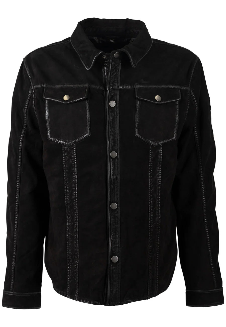 Sedro UF Black Leather Jacket