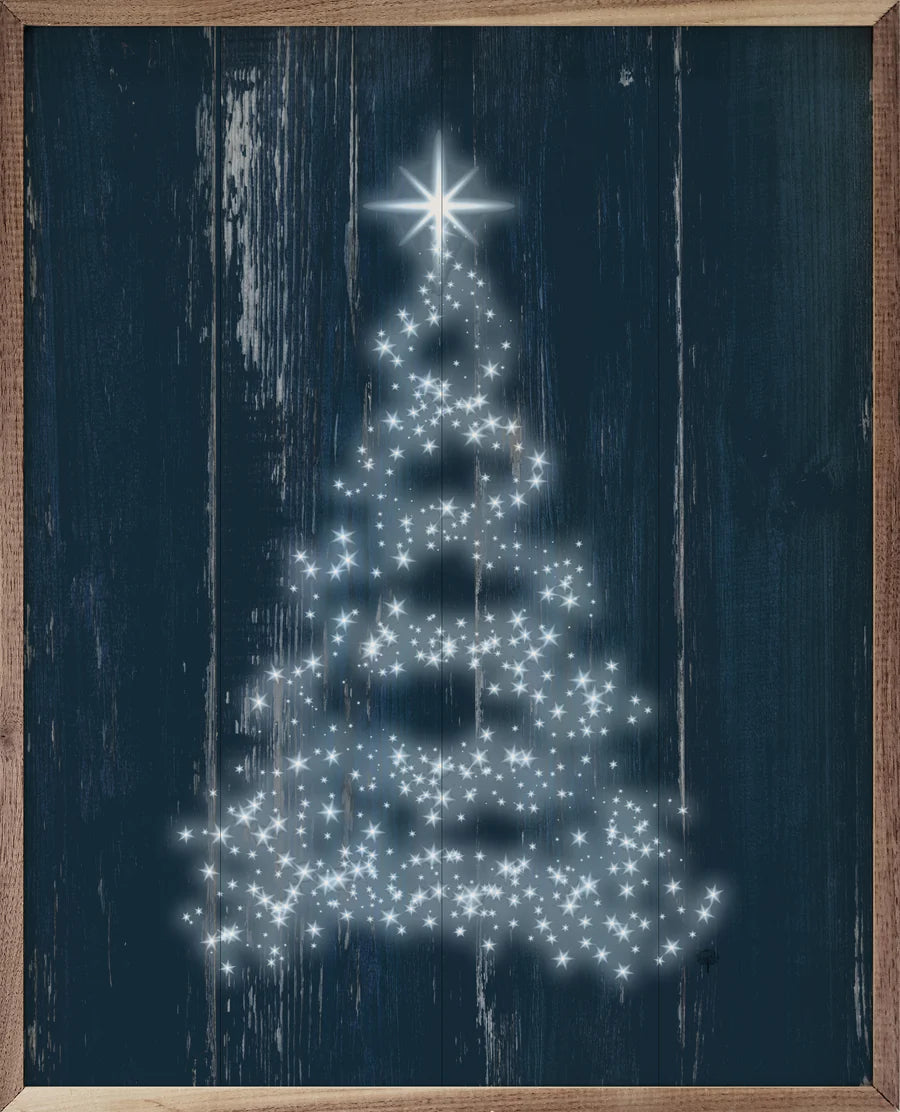 Star Tree Blue 8x10