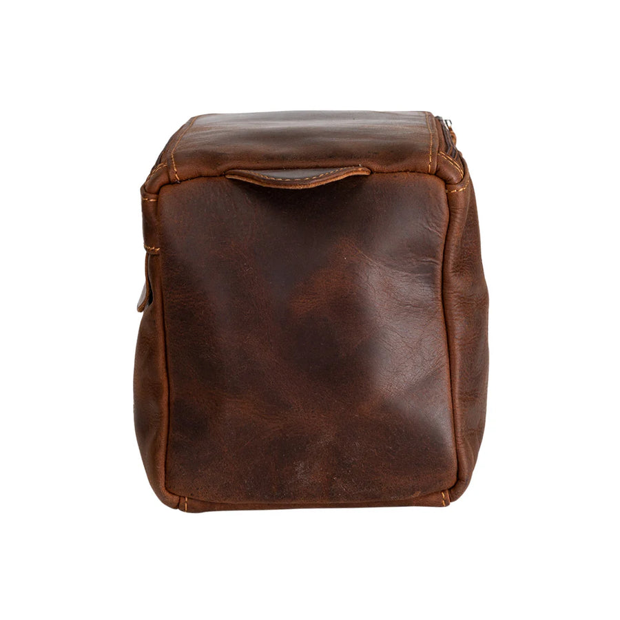 Leather Travel Wash Bag