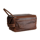 Leather Travel Wash Bag