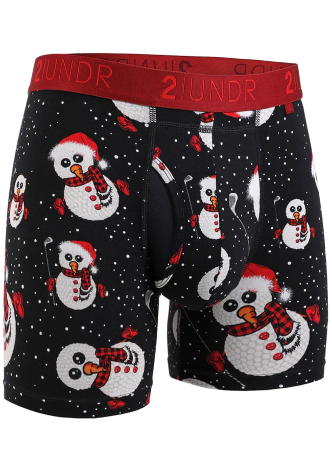 2UNDR Swing Shift - Black Frost - 6" Boxer Brief