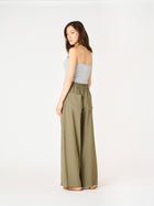 2522713 D Belted Wide Leg Flowy Pant