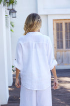6684 White Vivian Button Down
