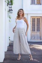7500 Beige Island Breeze Button Pants