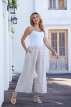 7500 Beige Island Breeze Button Pants
