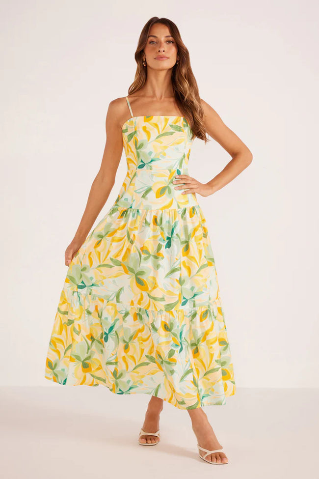 Solstice Tiered Midi Dress