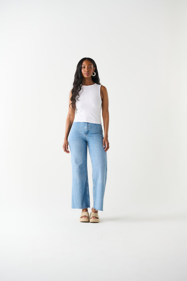 2325250 D High Waist Culotte Jeans