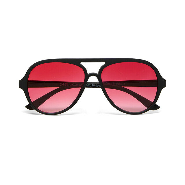 OK021- Alessio Black (Red Lenses)