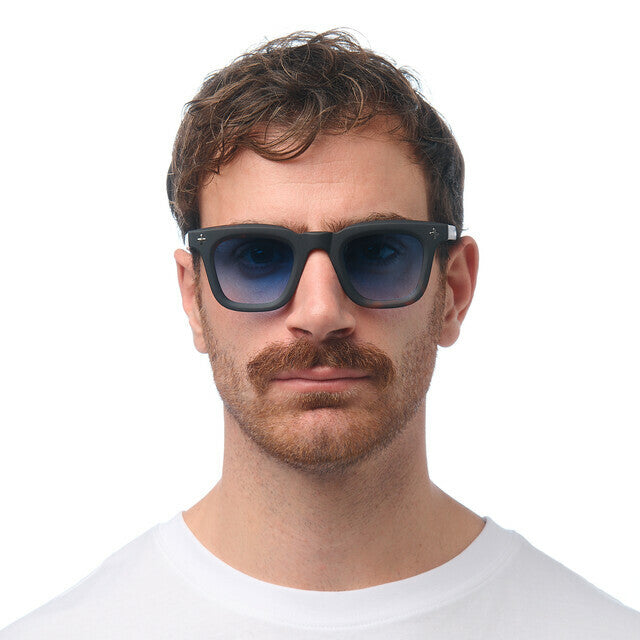 OK068 - Firenze Havana Black (Blue Lenses)