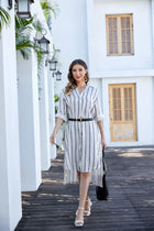 IT-206 Beige Jennifer's Linen Tunic