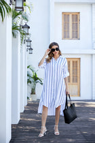 IT-206 White Jennifer's Linen Tunic
