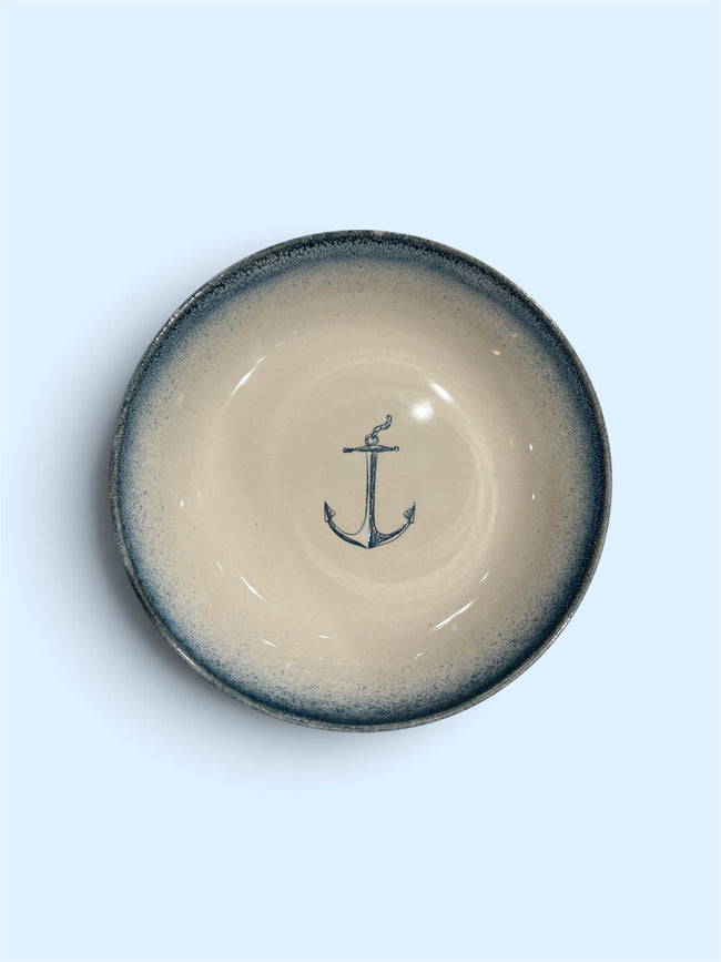 Hampton Low Bowl Blue