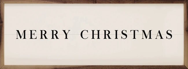 Merry Christmas Caps - White 12x4