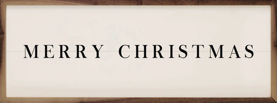 Merry Christmas Caps - White 12x4