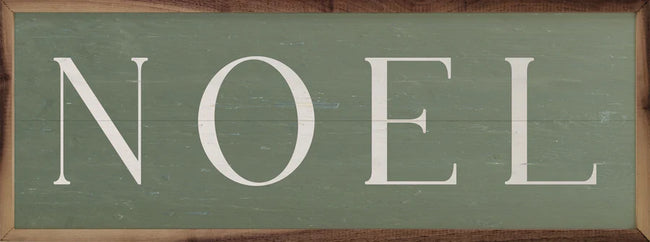 Noel Typewriter - Green 12x4