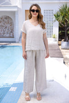 4998 Cold Wash Linen Pants