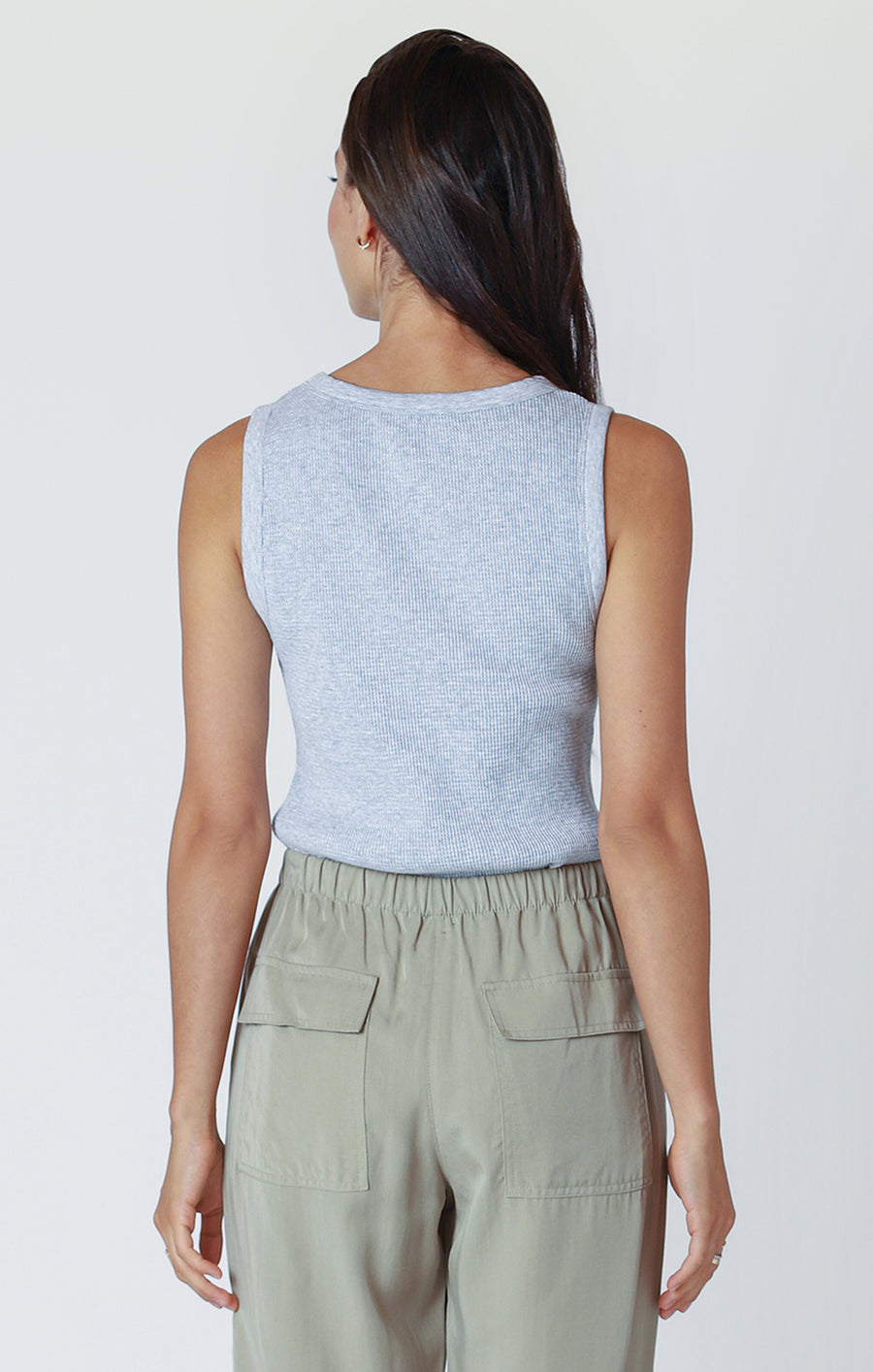 2524304 D Waffle Knit Tank