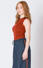 2624300D Ribbed Tank Burnt Orange