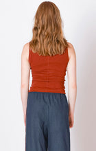 2624300D Ribbed Tank Burnt Orange