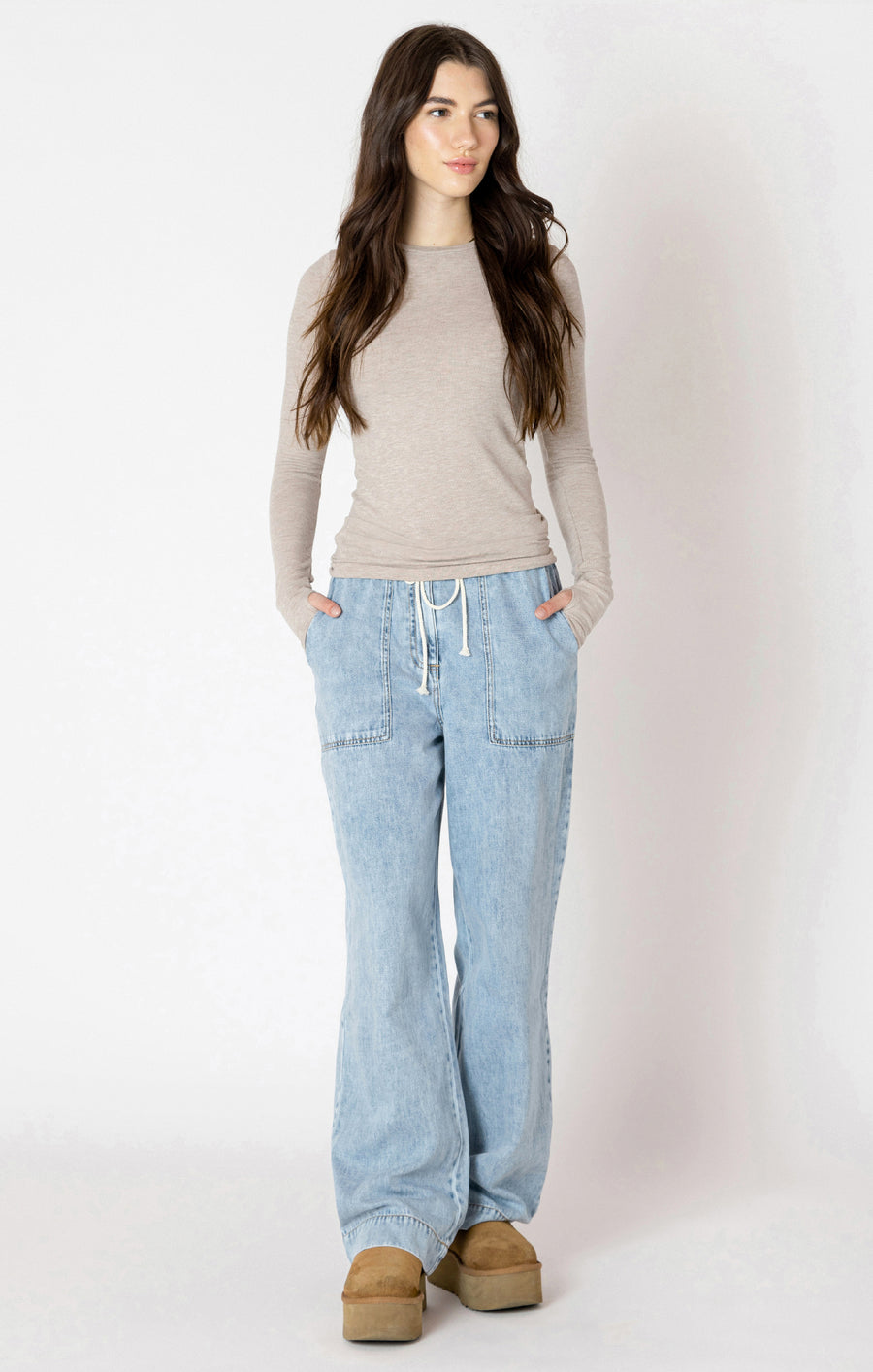 2625255D Wide Leg Denim Pant