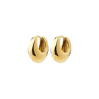 KAIROA recycled chunky hoop earrings