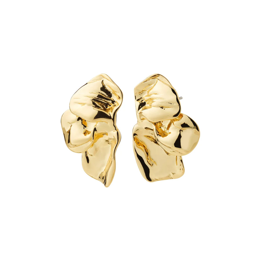 SOLARI recycled petal earrings