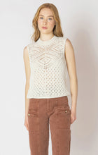 2627029D Patterned Pointelle Sweater