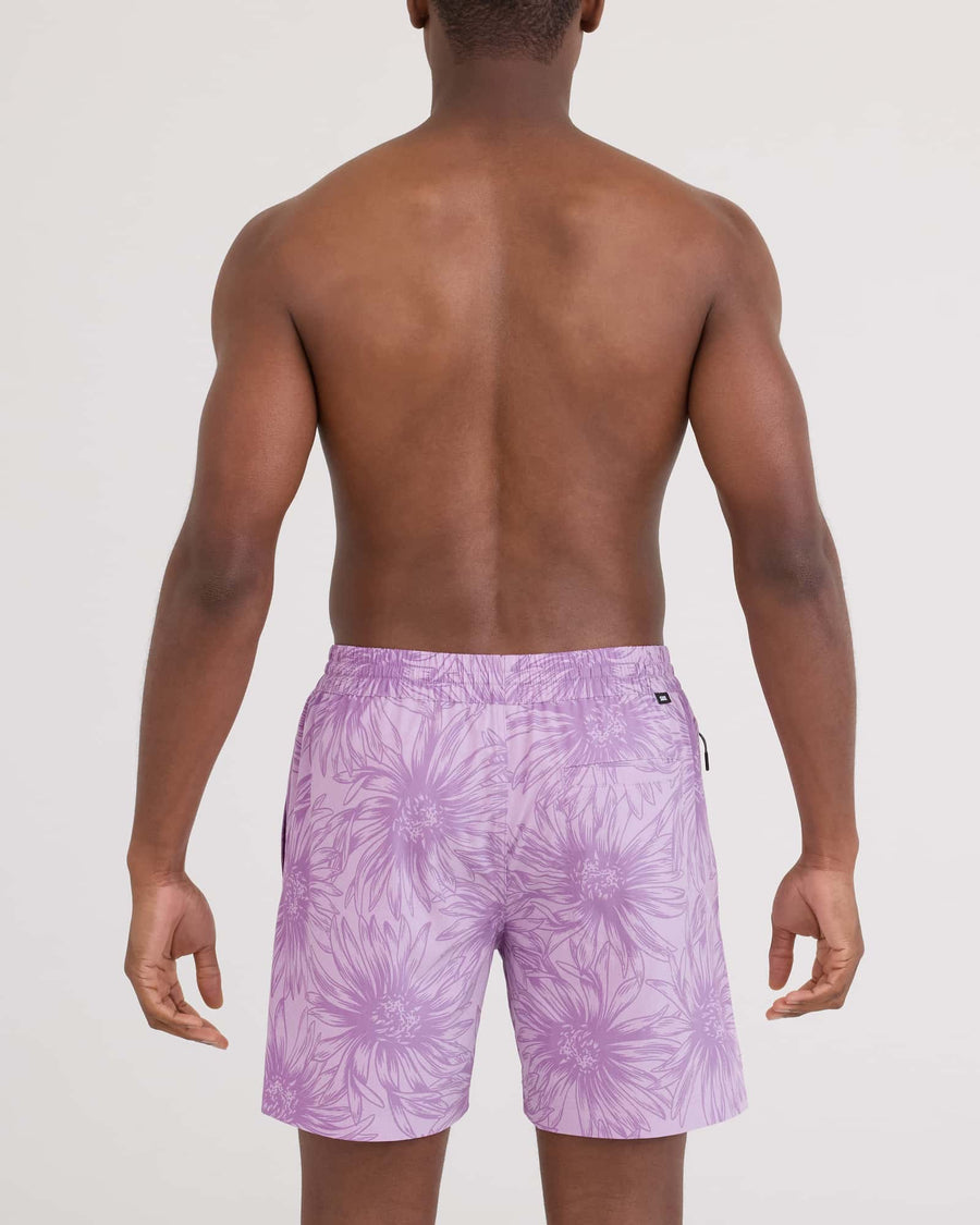 Sea To Shore 2IN1 Volley Short 6" - Big Daisy Orchid