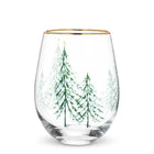 Winter Trees Wine Glass