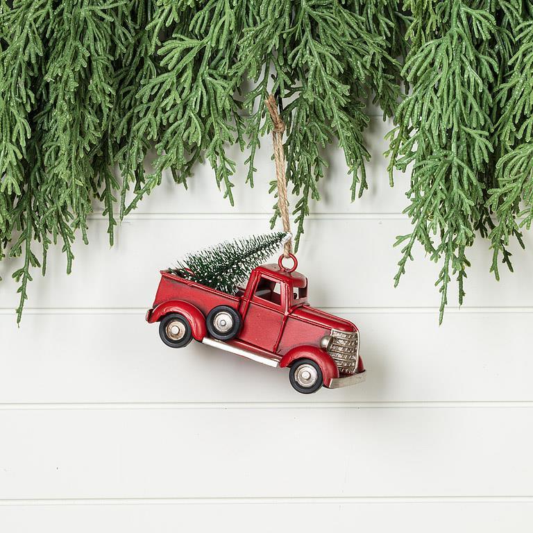 Truck & Tree Ornament