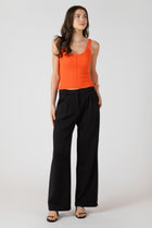 2722209 DG Black Scuba Knit Trouser