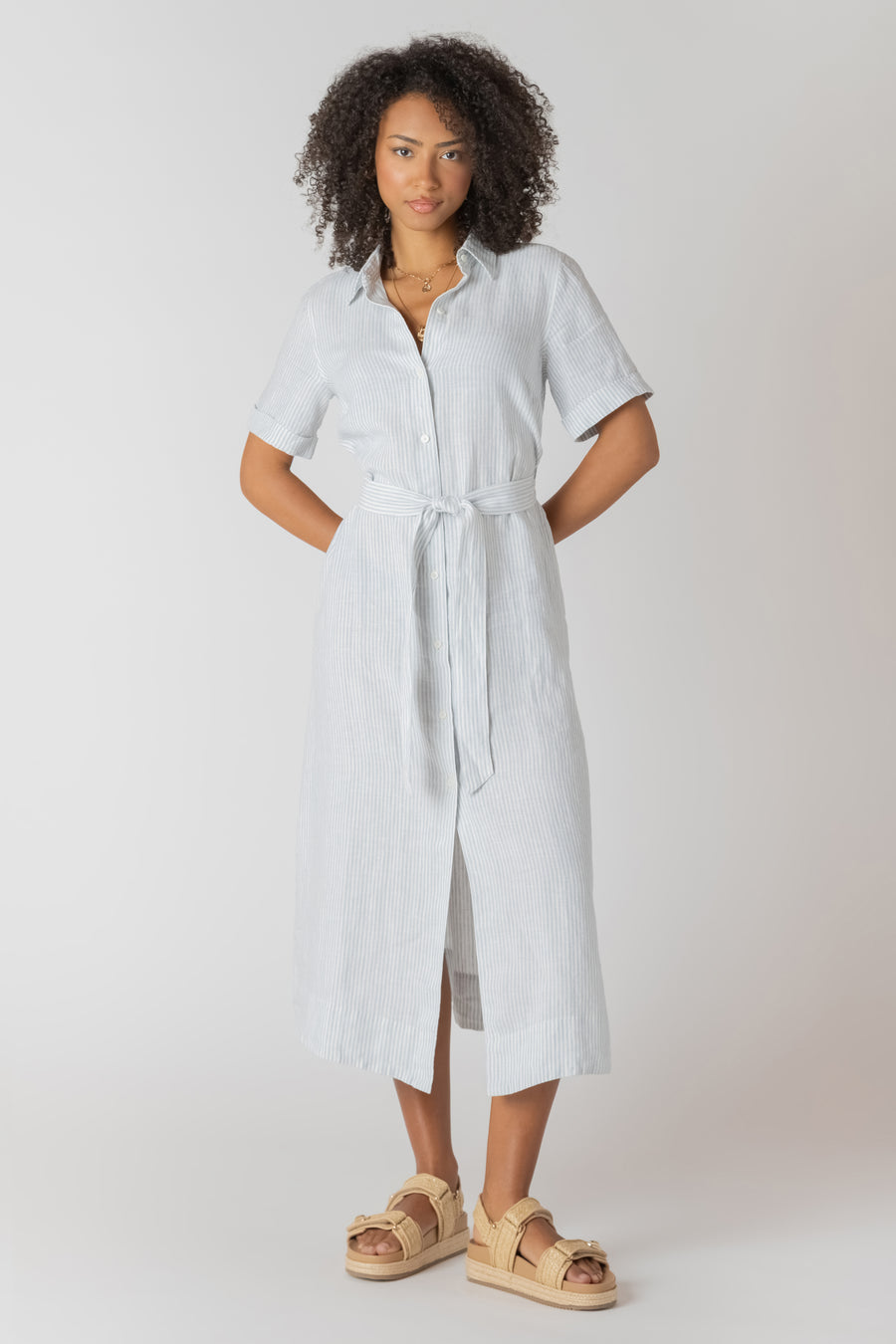 2722516 DG Belted Shirtdress
