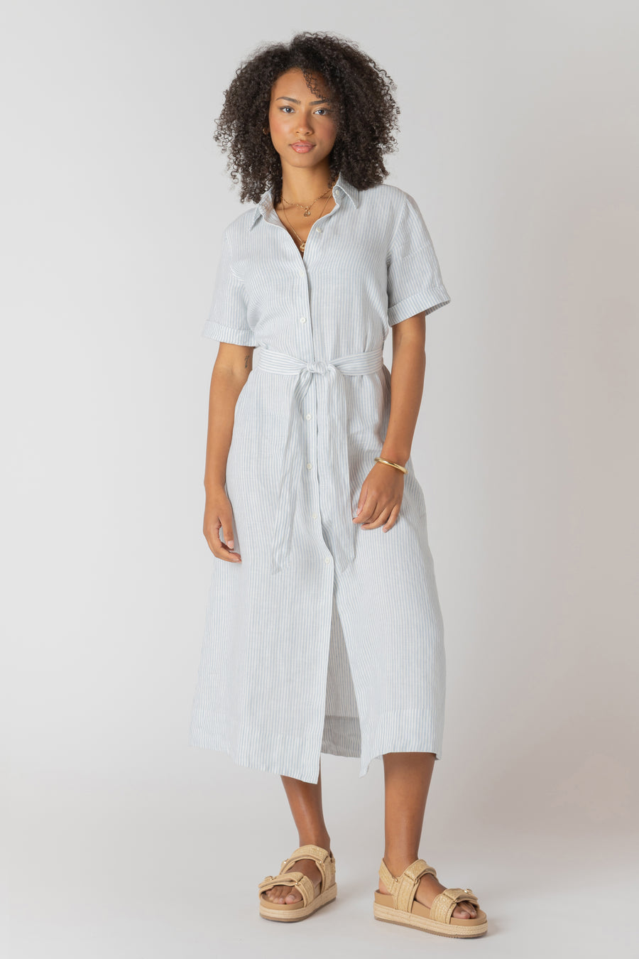 2722516 DG Belted Shirtdress