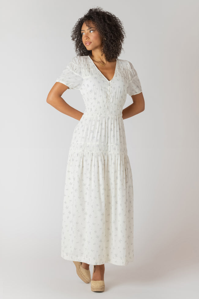 2722531 DG Button Smocked Dress