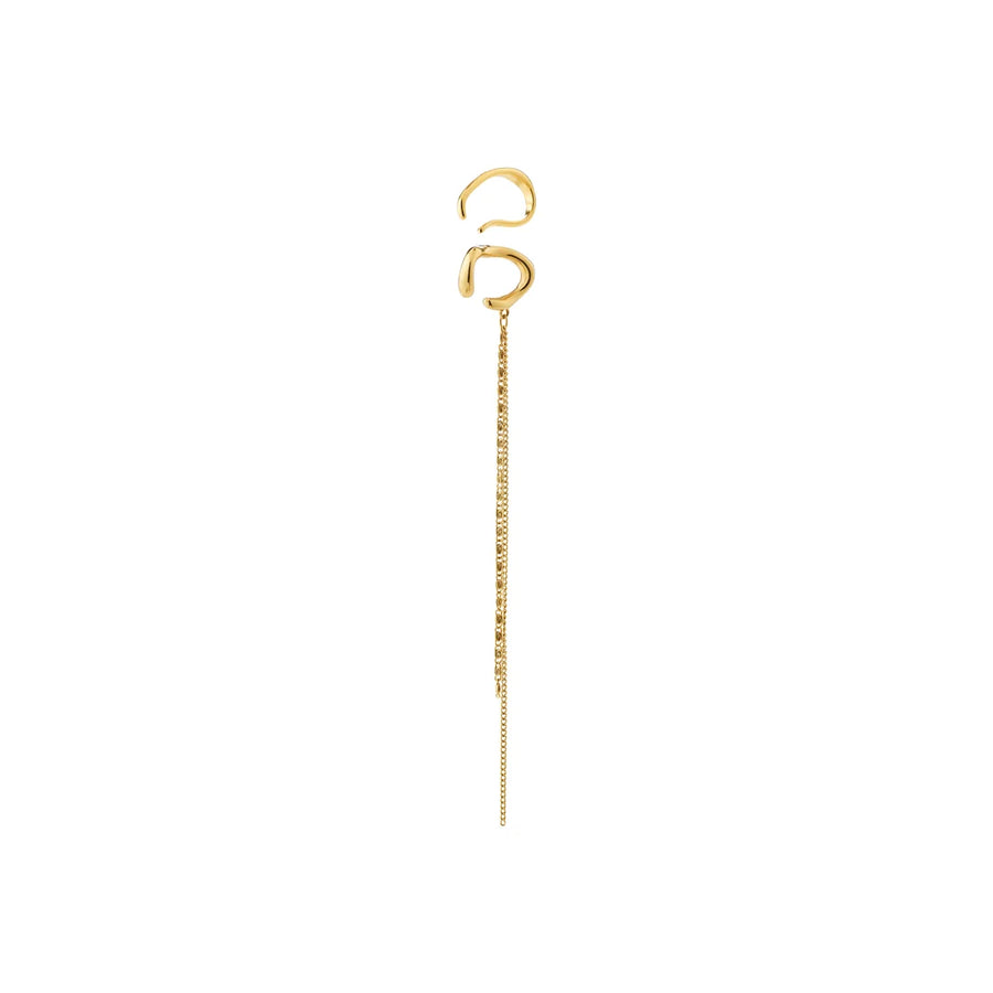 EVON recycled ear cuff 2-in-1
