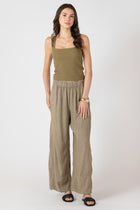 2727007 D Dusty Sage Squareneck Textured Tank
