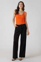 2727017 D Scoopneck Ribbed Sweater Tank