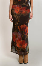 2822200 D Mesh Floral Skirt