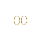 April Recycled Small-Size Hoop Earrings