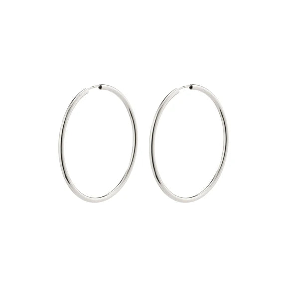 April Recycled Medium-Size Hoop Earrings