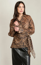 2823702 T Animal Print Wrap Skirt