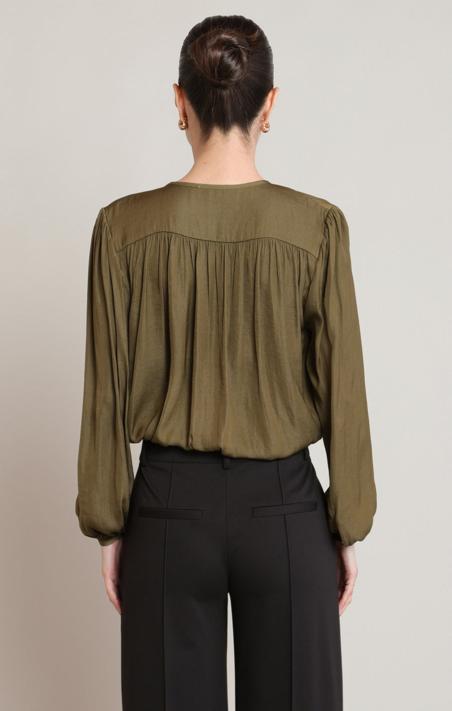 2823724 T Button Front Blouse