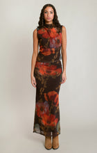 2824000 D Mesh Floral Top