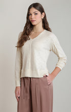 2824011 D V-neck Knit Top Shell