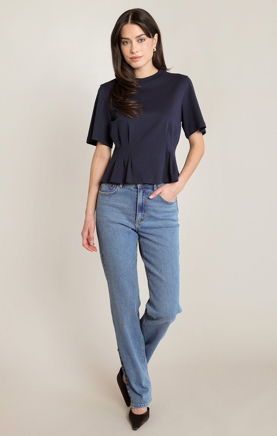 2824015 T Cinched Waist Tee