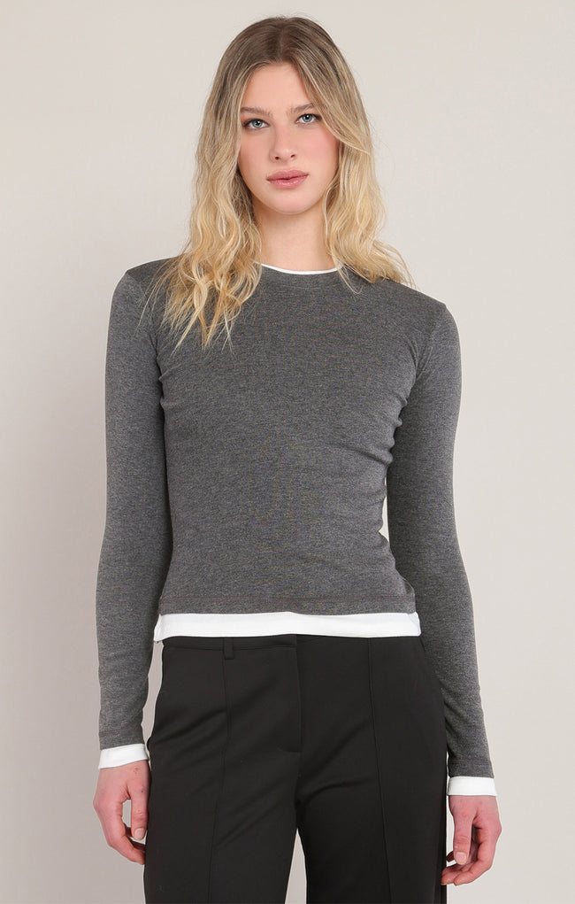 2824023 DG Layered Look Top