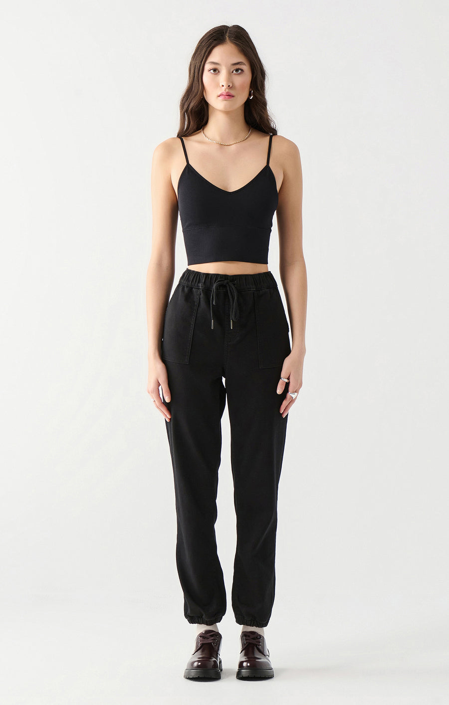 2824305 D Seamless Bra Top Black